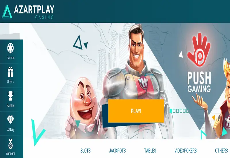 Azartplay Casino Home Page