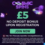 Cosmic Spins Casino Bonus And  Review Promotions