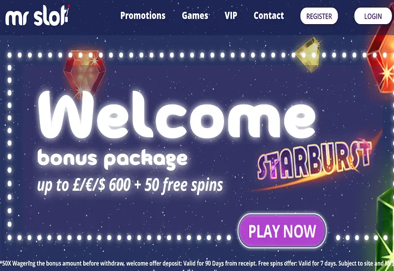 Mr Slot Casino Home Page