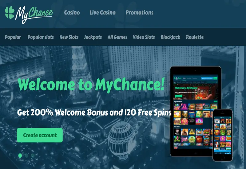My Chance Casino Home Page