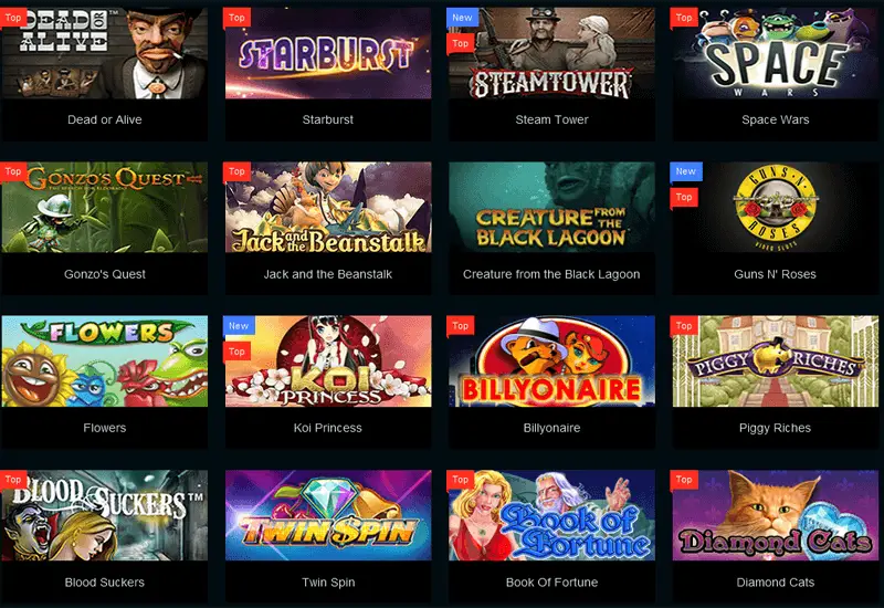 PlayAmo Casino Video Slots