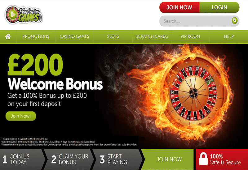 Play Casino Games Home Page