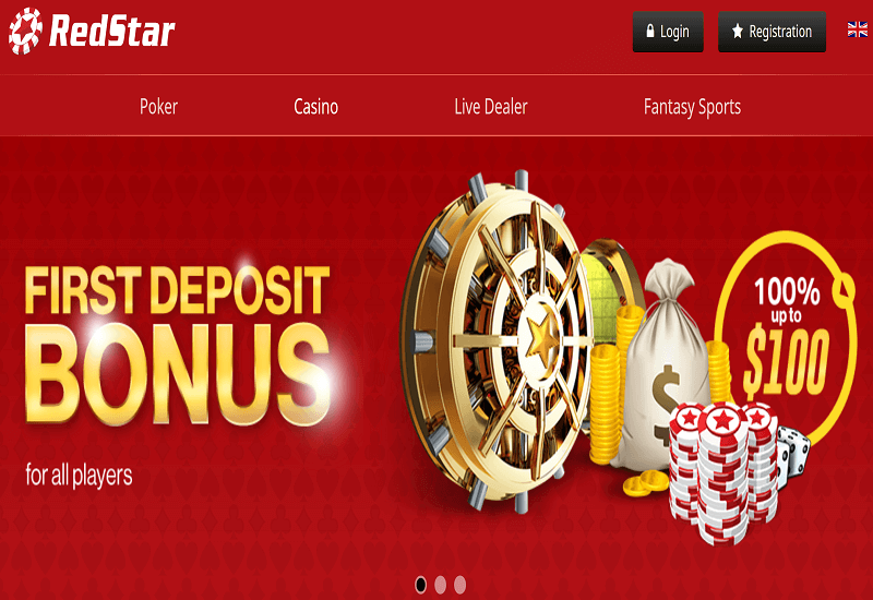 Red Star Casino Home Page