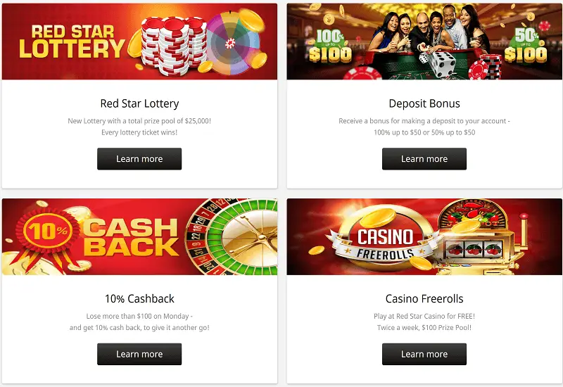 Red Star Casino Promotion