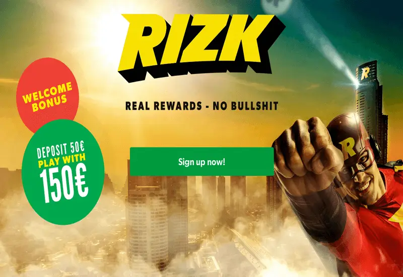 Rizk Casino Home Page