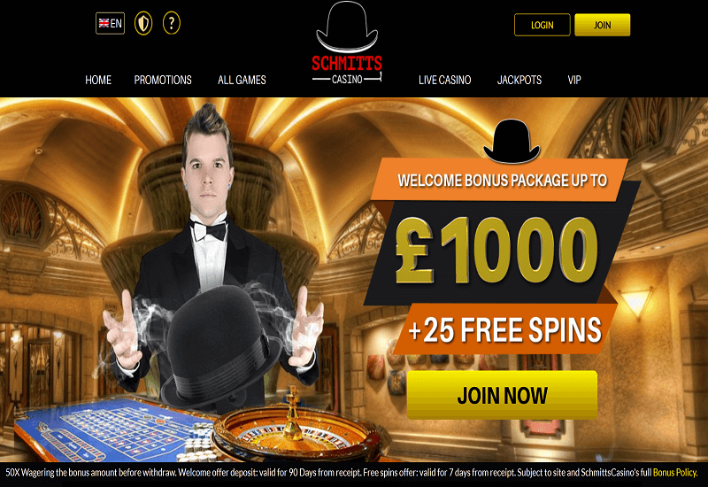 Schmitts Casino Home Page