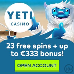 bonus code yeti casino