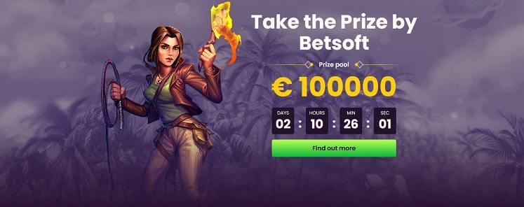 Bizzo Casino: Take the Prize by BetSoft