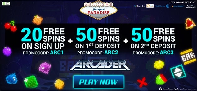 Jackpot Paradise free spins