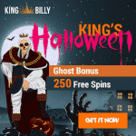 Trick, Treat & Ghost Bonuses from King Billy