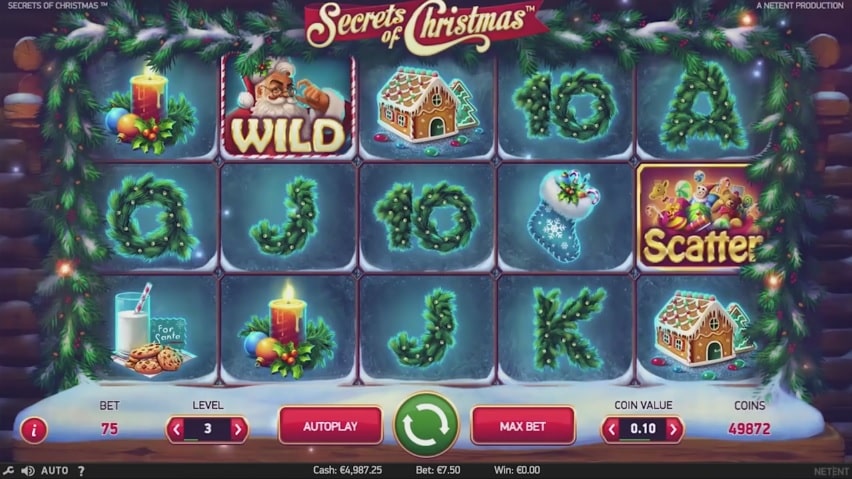 Secrets of Christmas Video Slot from NetEnt