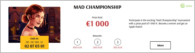SuperCat Casino - Mad Championship