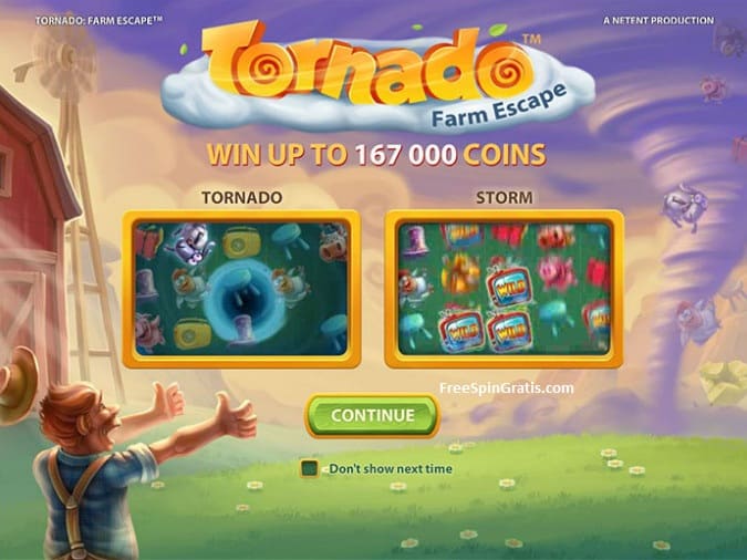 New NetEnt Game Tornado - Farmscape