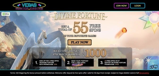 Vegas Mobile Casino free spins