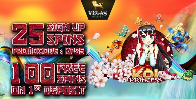 Vegas Paradise free spins
